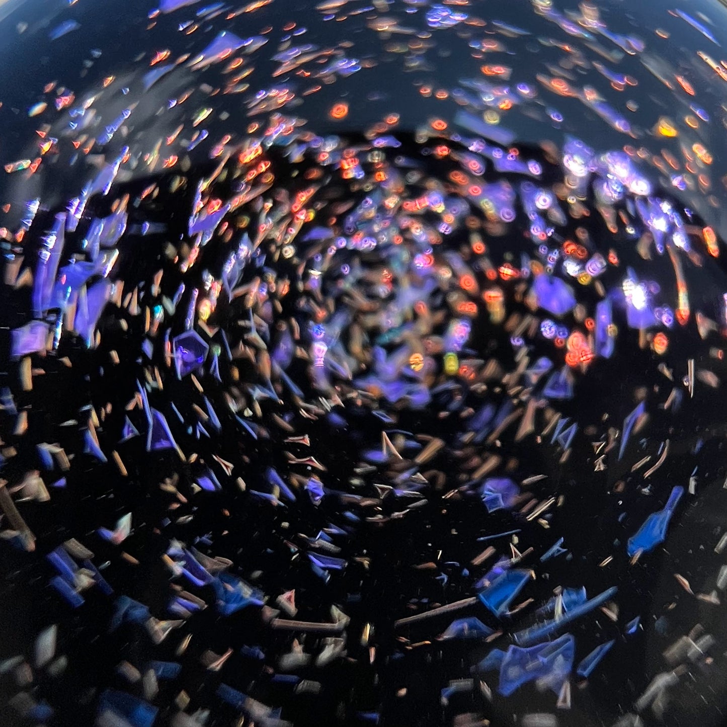 Purple/Red - Dichroic Cane - Borosilicate Glass - COE33