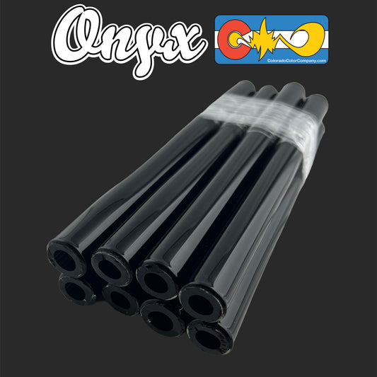 Onyx - Vac Stack - Borosilicate Glass - COE 33 - Single Color Tubing