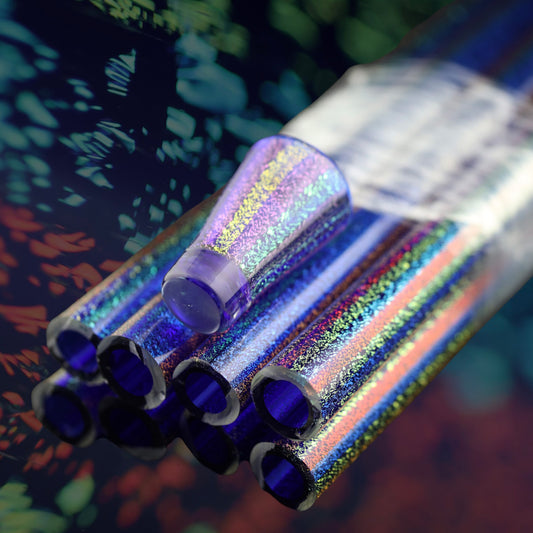 Spectrum Dichroic Tubing - Cobalt core layer - Borosilicate glass