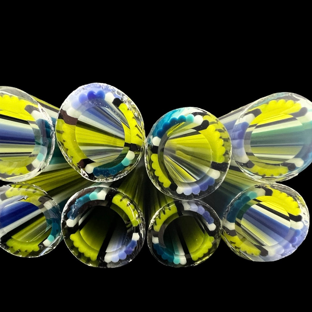 Killa Beez - Vac Stack - Vidrio de borosilicato - COE 33 - Tubo revestido