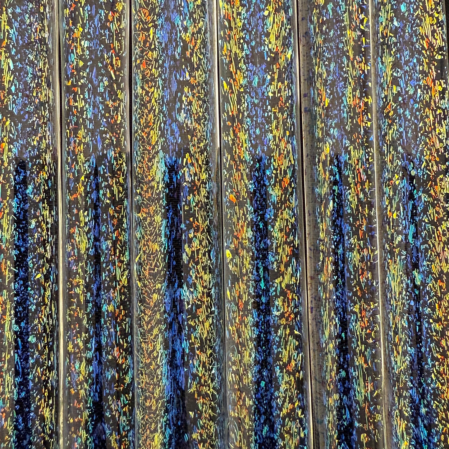 Red Rainbow - Dichroic Cane - Borosilicate Glass - COE33