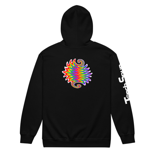 Rainbow Wig-Wag - Unisex heavy blend zip hoodie