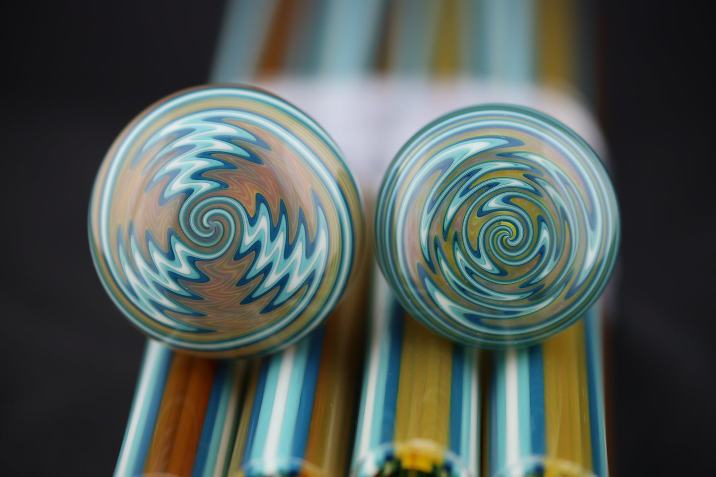Icy Creek - Vac Stack - Borosilicate Glass - COE 33 - Lined Tubing