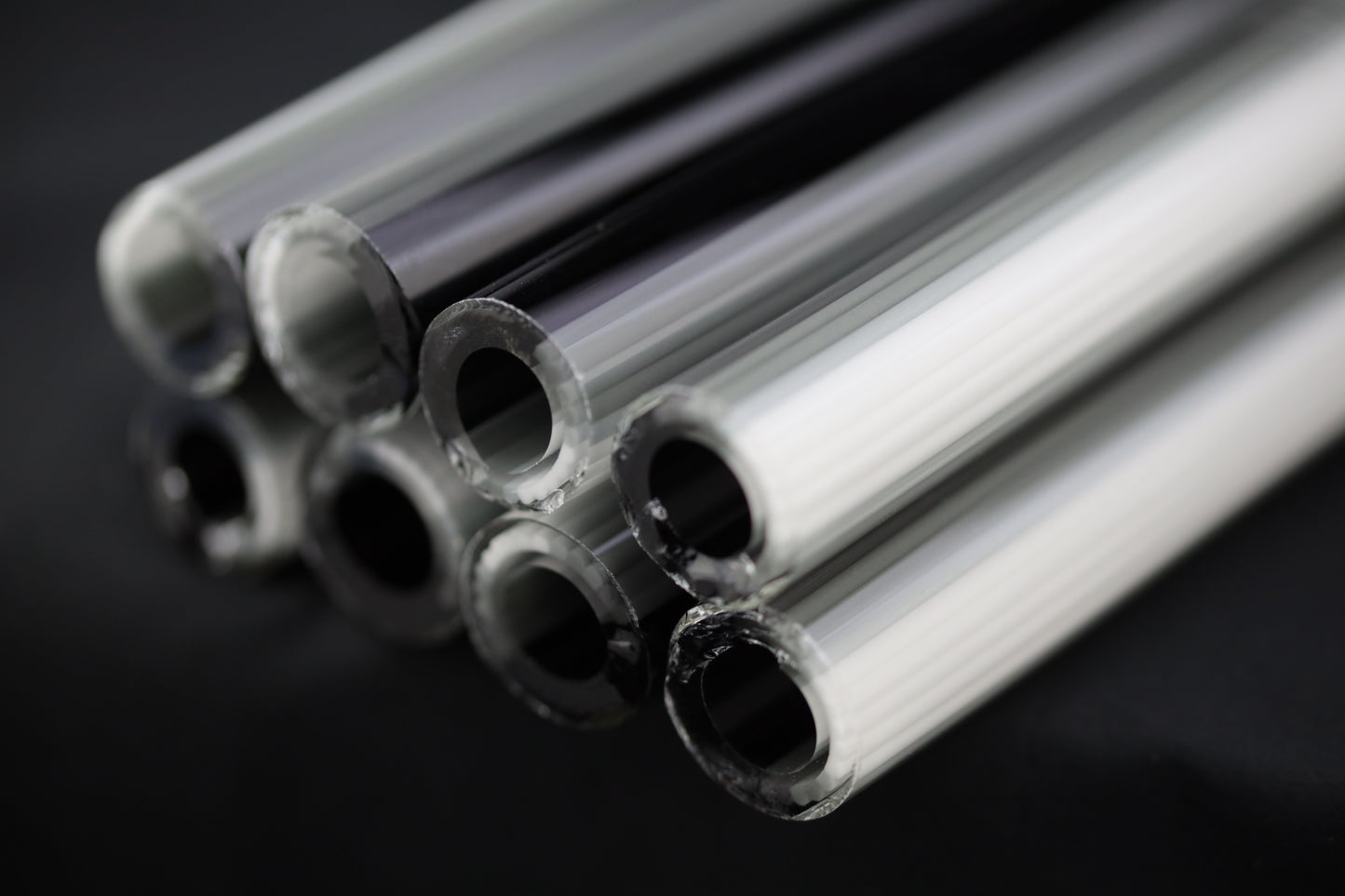 Tuxedo - Vac Stack - Borosilicate Glass - COE 33 - Lined Tubing