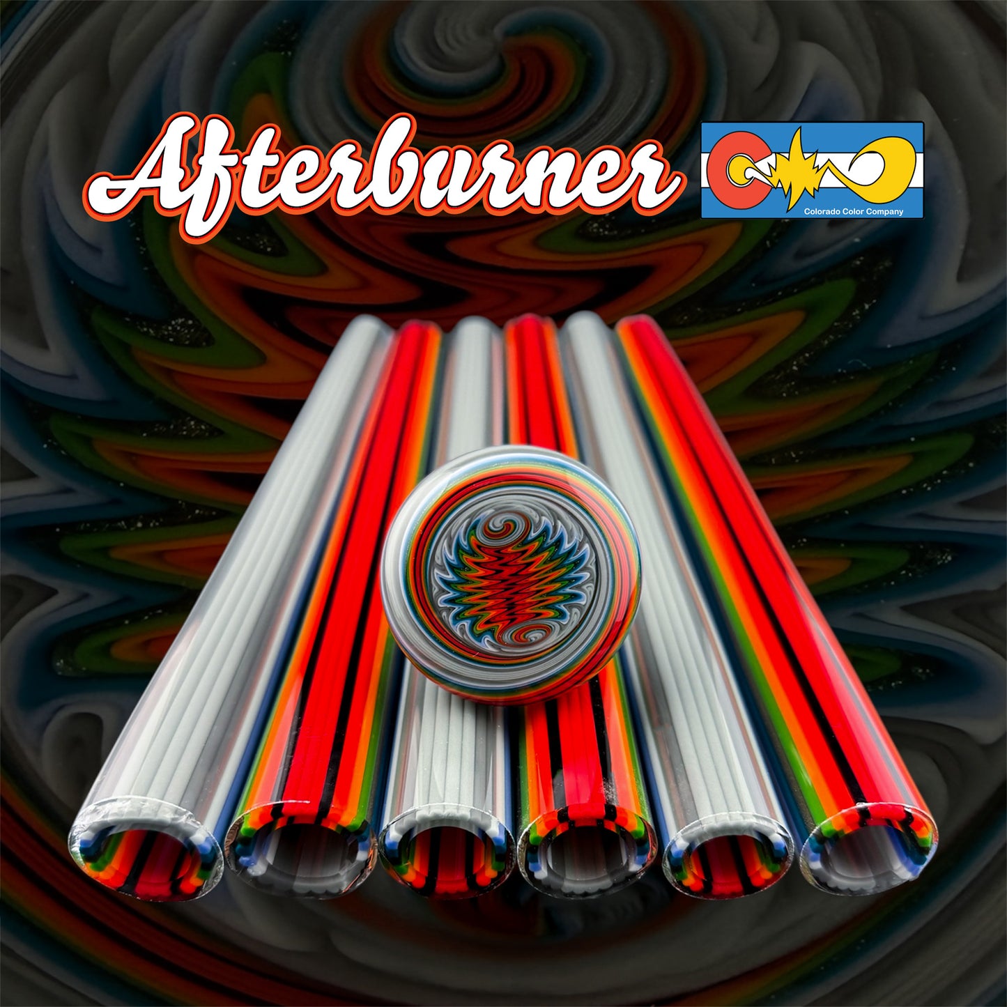 Afterburner - Vac Stack - Borosilicate Glass - COE 33 - Lined Tubing
