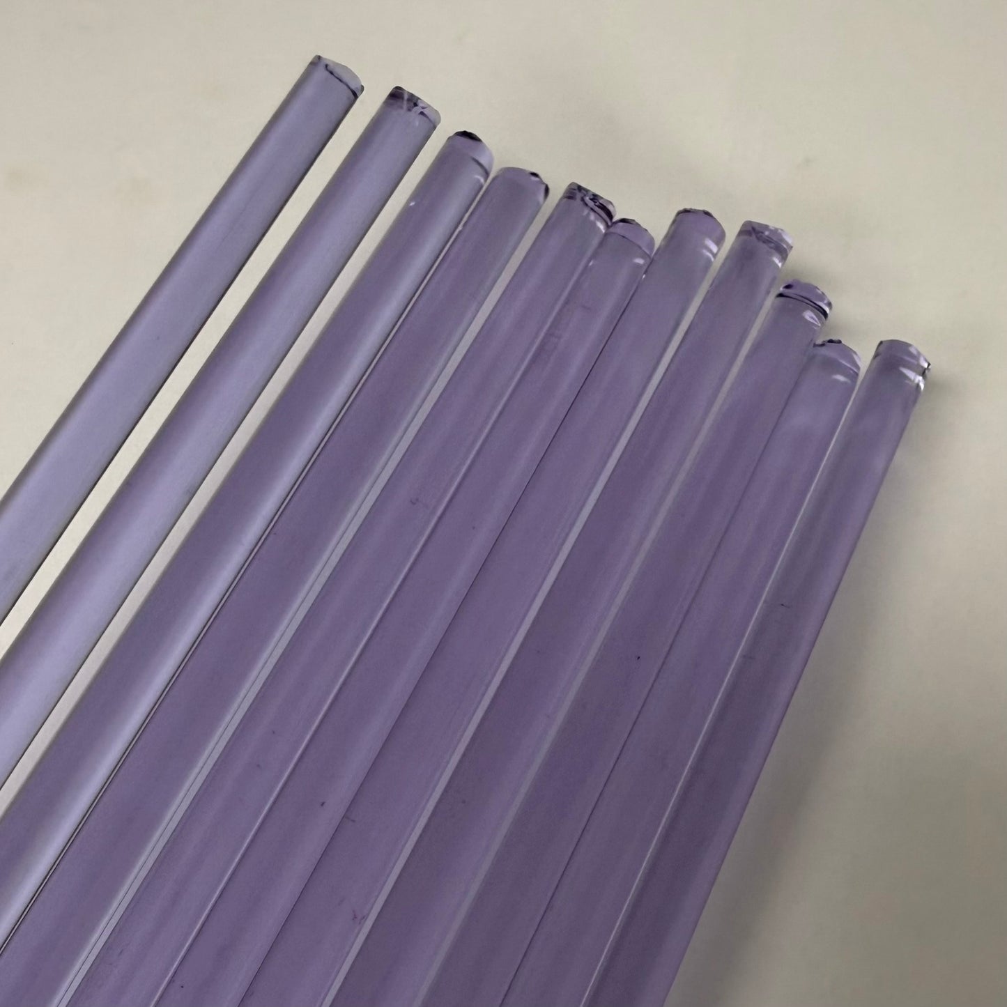 Purple - Chinese Rod 6-8mm - Borosilicate Glass COE33