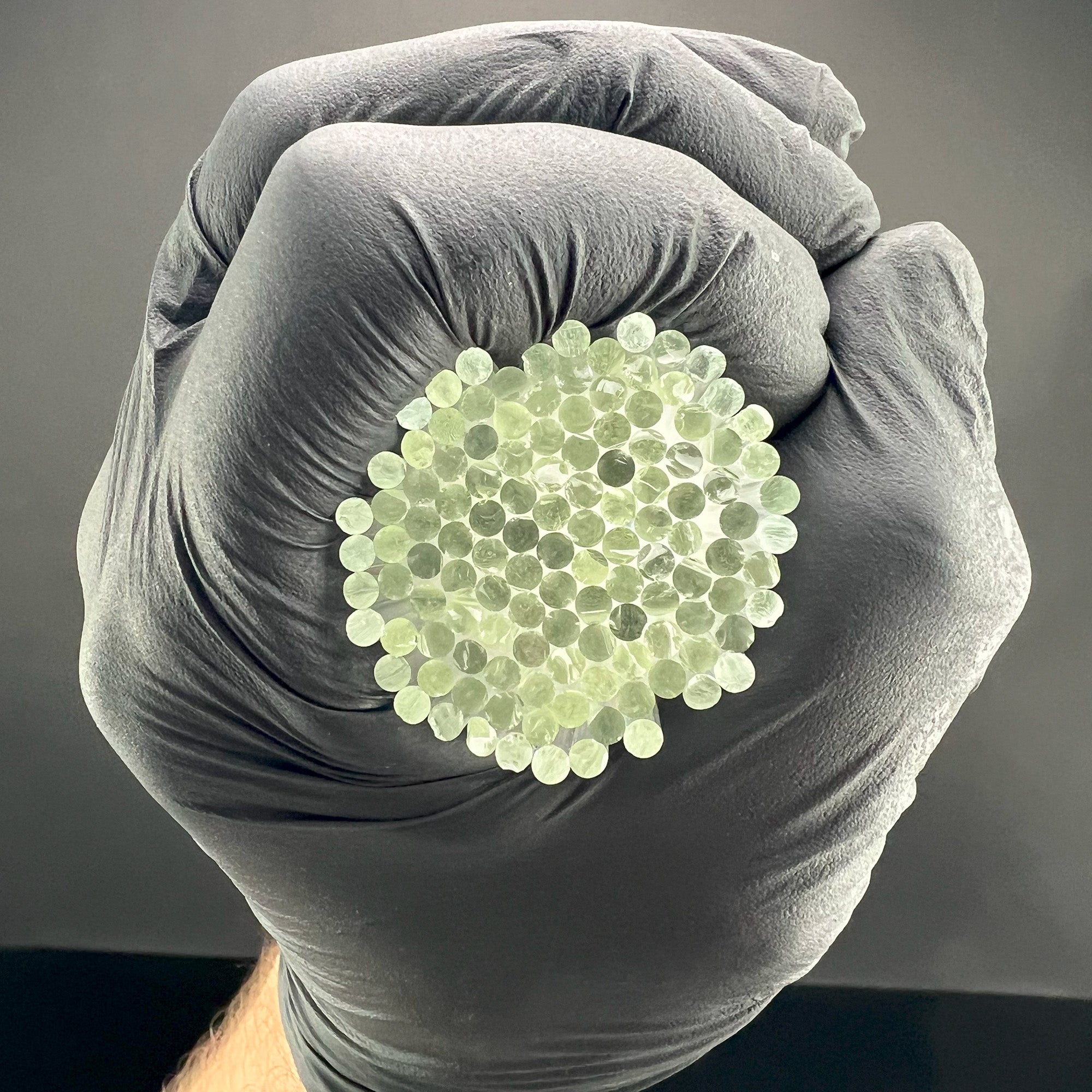 Boro Batch Transparent Cerulean Borosilicate Glass Rod – SeaWeed Green, 33 COE, Striking Rod