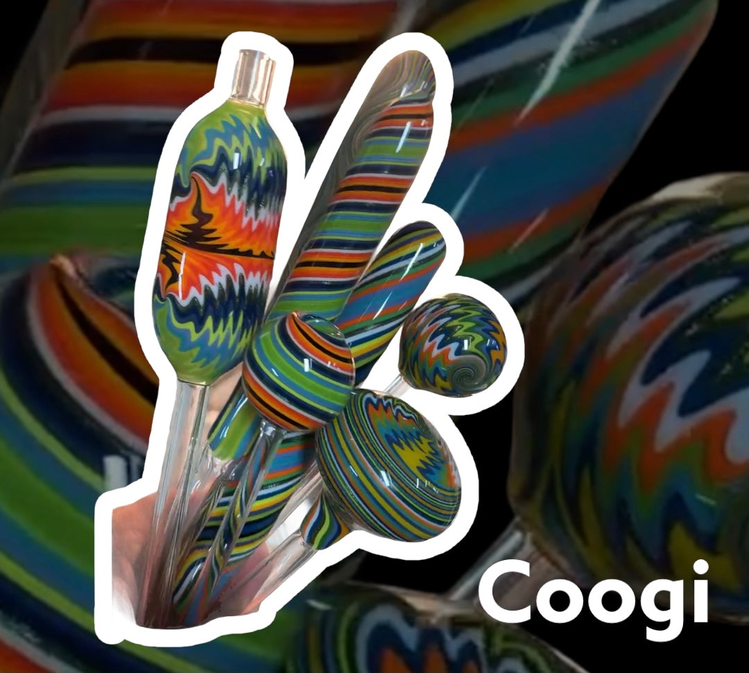 Coogi – Vac Stack – Borosilikatglas – COE 33 – ausgekleideter Schlauch