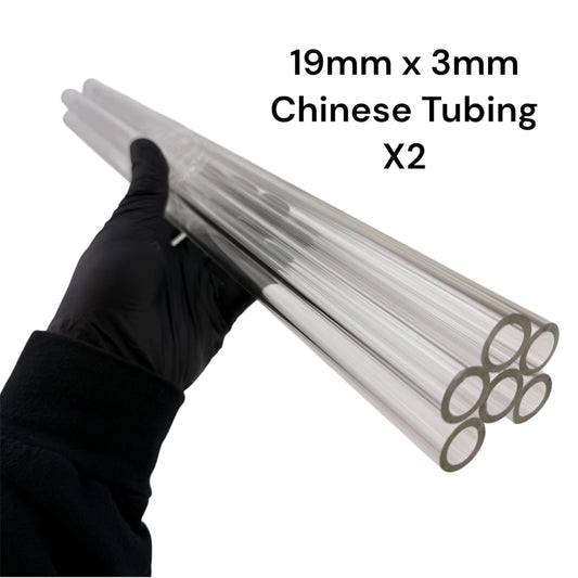 19mm x 3mm - Chinese Tubing - Borosilicate Glass COE33