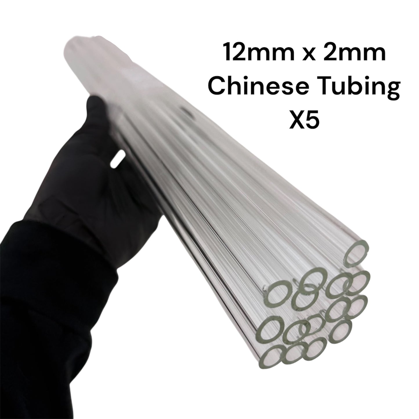 12mm x 2mm - Chinese Tubing - Borosilicate Glass COE33
