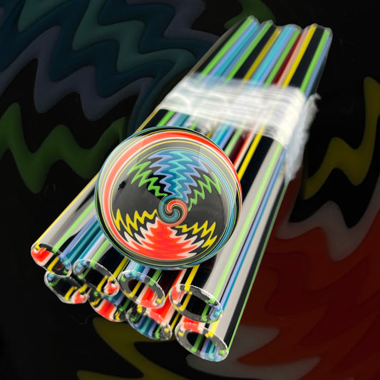 Flaming Gorge - Vac Stack - Borosilicate Glass - COE 33 - Lined Tubing