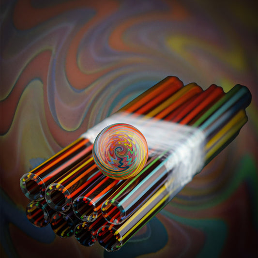 Prism - Vac Stack - Borosilicate Glass - COE 33 - Lined Tubing